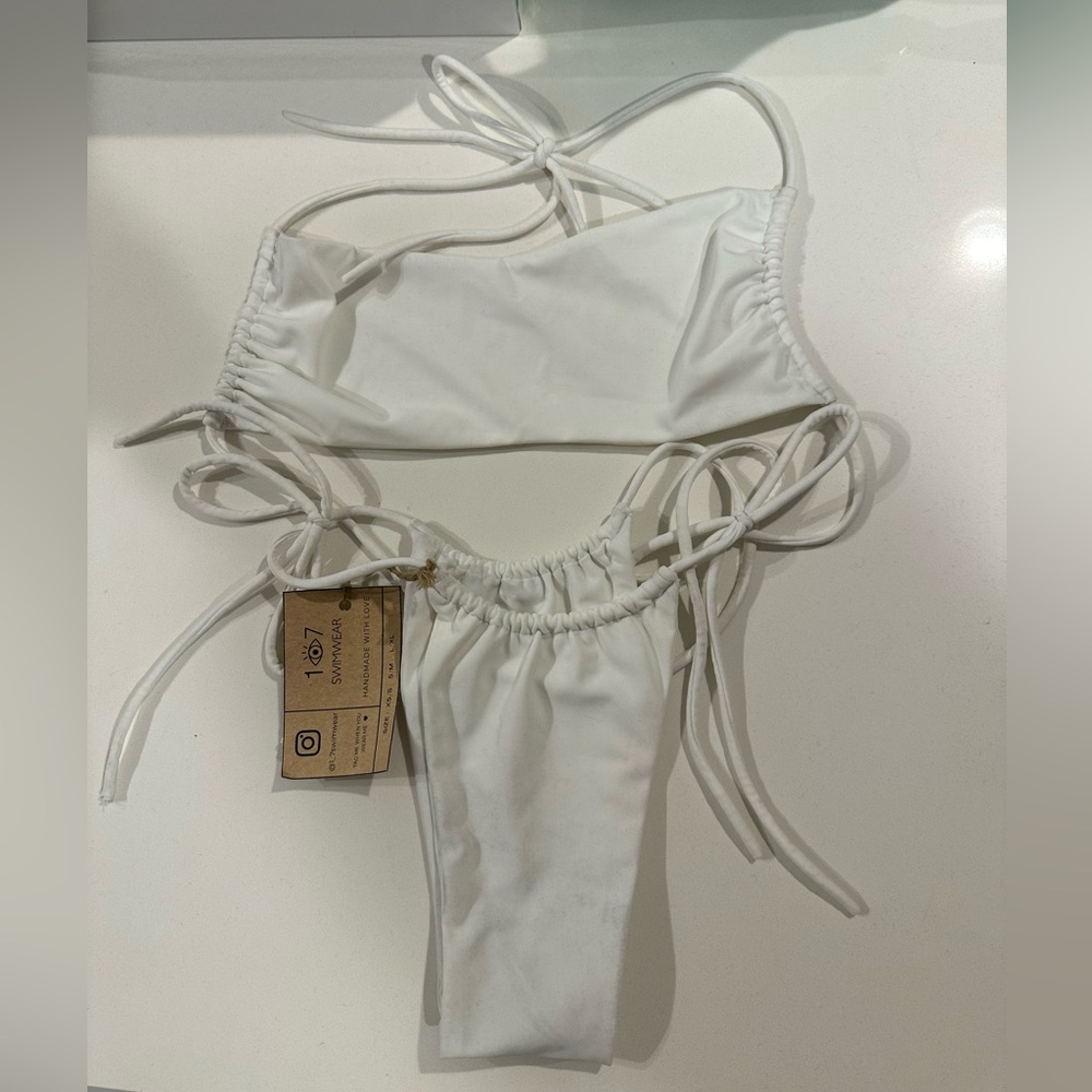 White bikini new never worn with tags